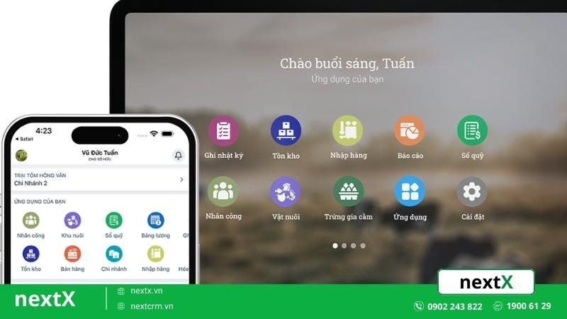 Giải pháp phần mềm quản lý trang trại FarmGo