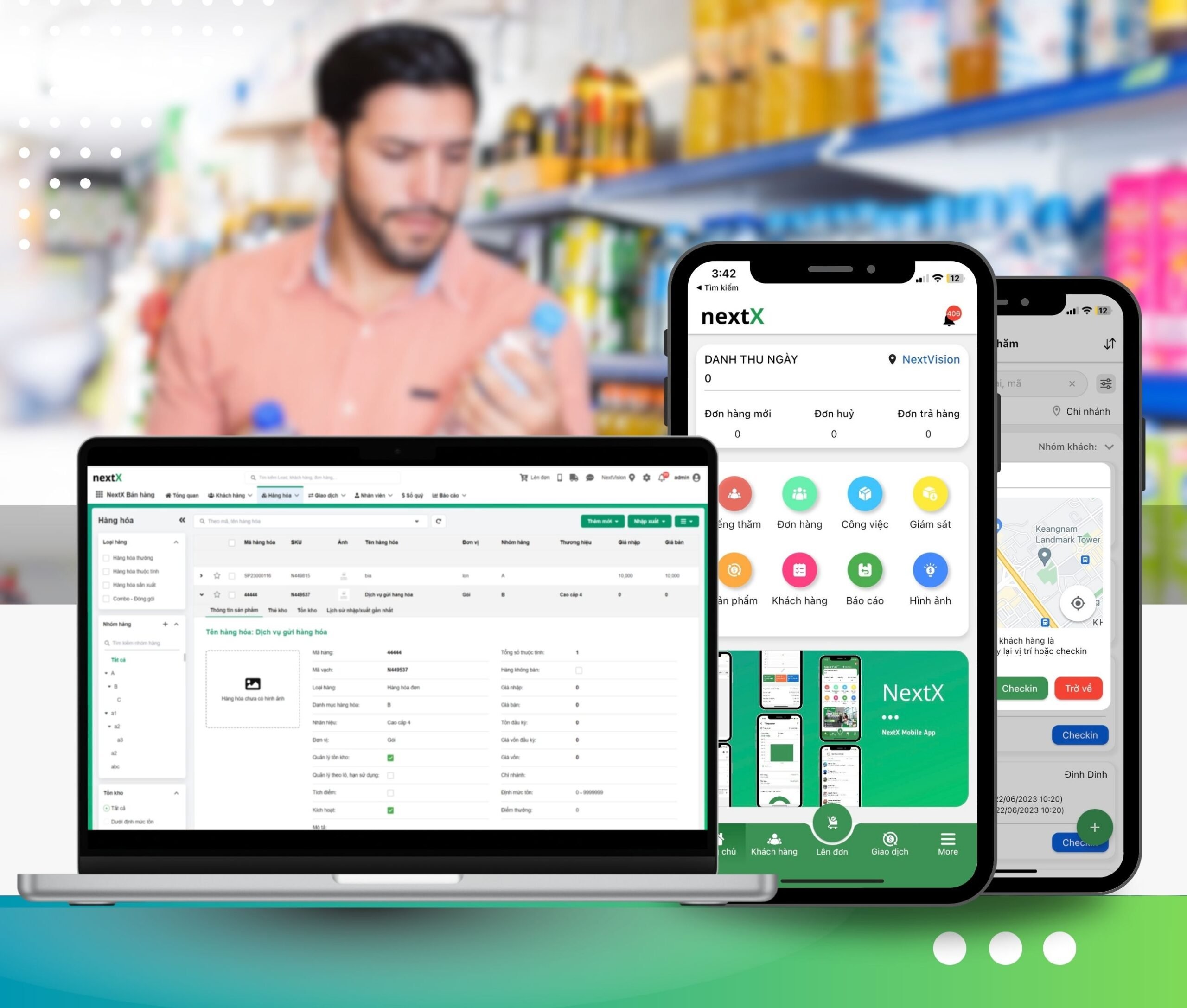 NextX DMS ngành thực phẩm tiêu dùng nhanh