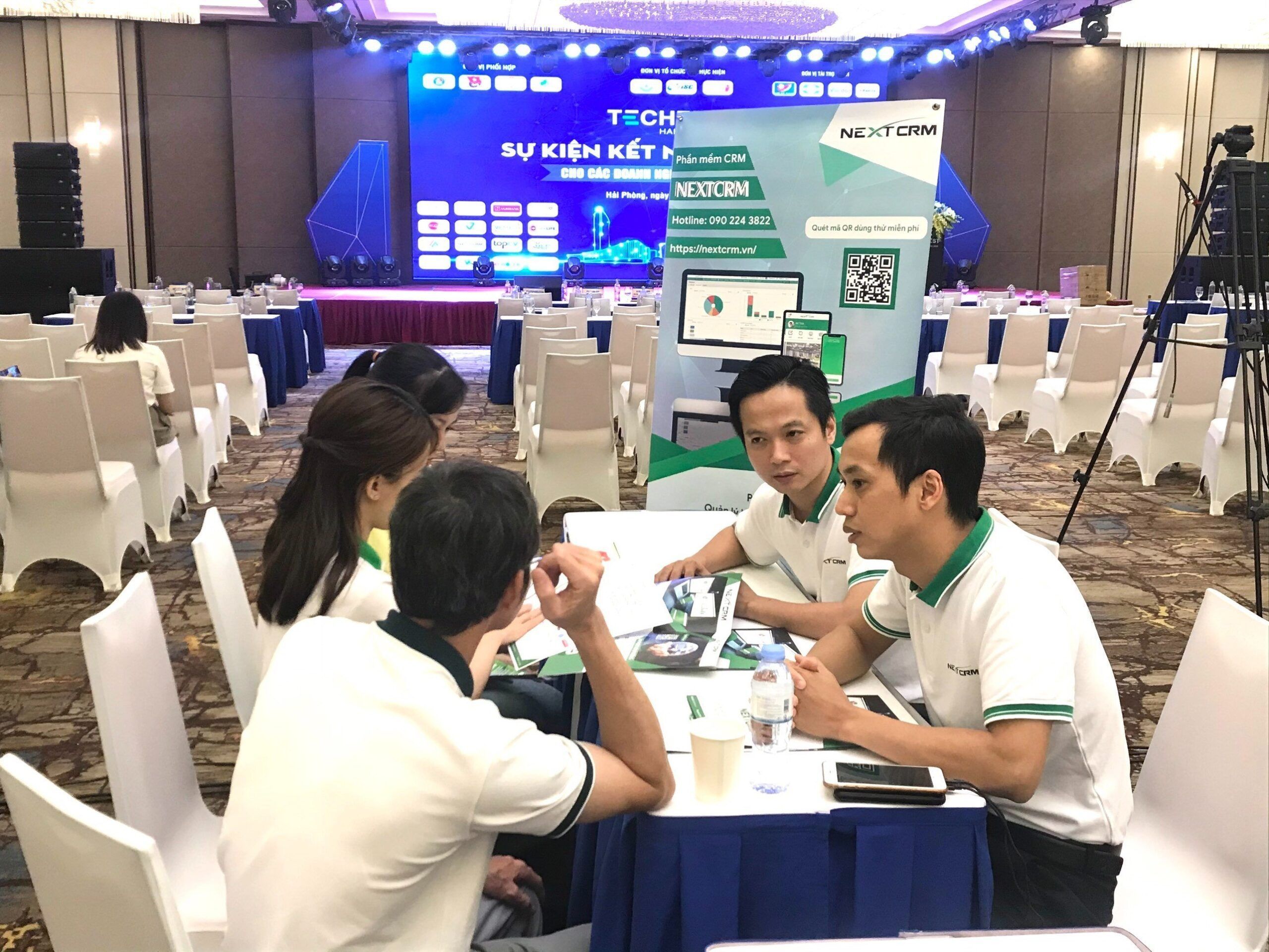 Gian hàng của NextX tại Techest Hải Phòng