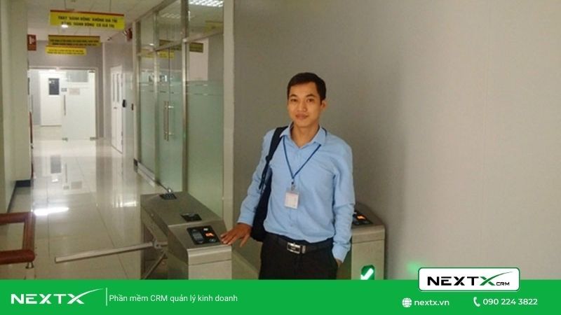 Ông Cao Hữu Sảng, cán bộ dự án