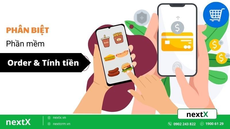 Phân biệt order và tính tiền
