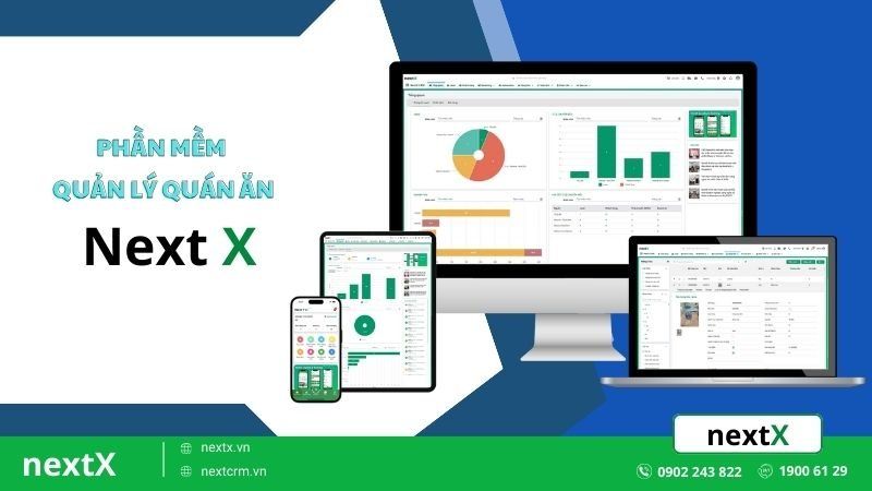 Phần mềm quản lý quán ăn NextX