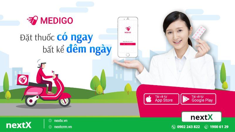 NextX giải quyết bài toán quản lý kinh doanh cho nhà thuốc Online Medigo