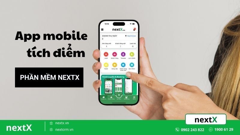 App mobile tích điểm NextX