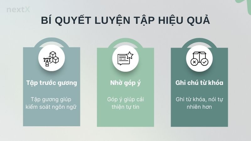 Bí quyết luyện tập hiệu quả