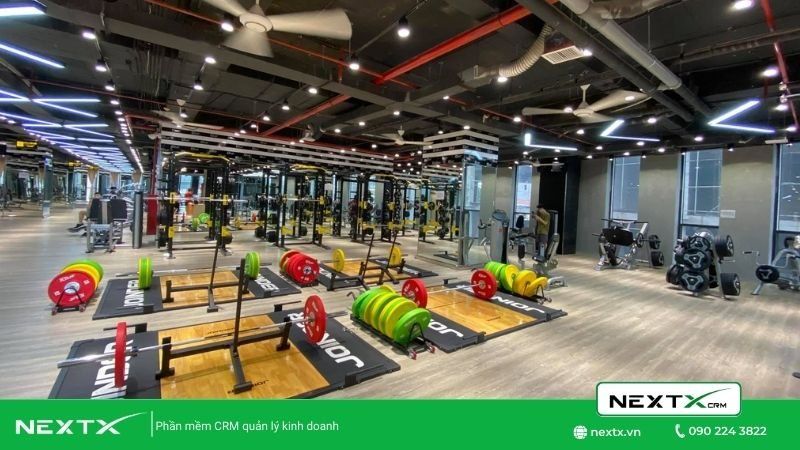 Phần mềm quản lý và chăm sóc khách hàng NextX cho BLUEGYM Hà Đông.