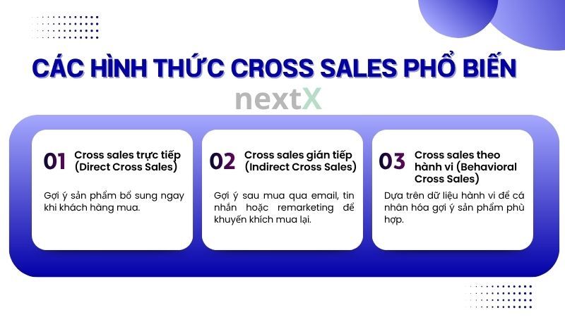 Các hình thức cross sales phổ biến là gì? 
