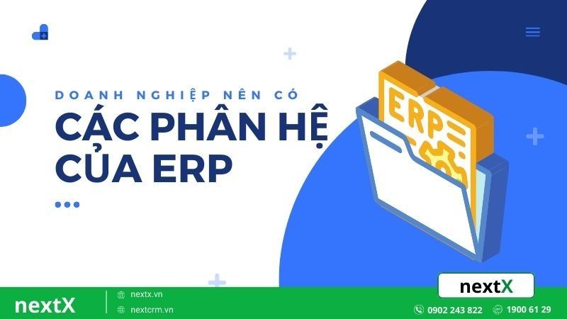 các phân hệ của erp