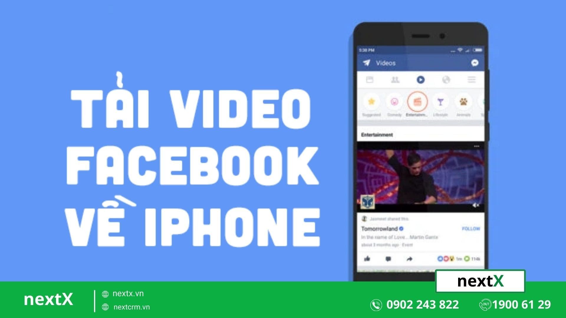 Cách lưu video trên Facebook