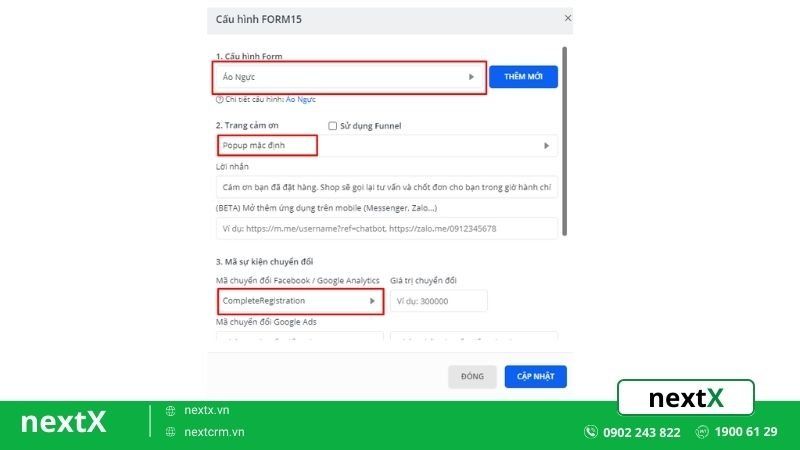 tạo pixel facebook