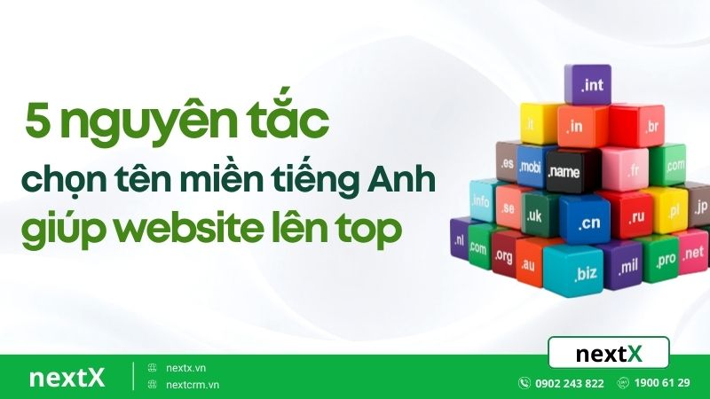5 nguyên tắc chọn tên miền tiếng Anh giúp website lên top