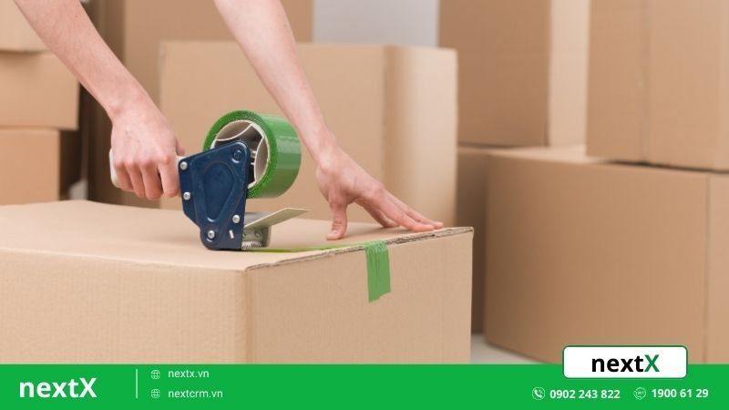 chuẩn bị và đóng gói hàng