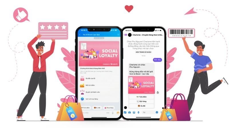 Ứng dụng Loyalty App chăm sóc khách hàng CNV
