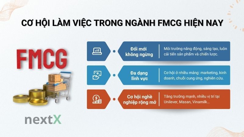 Cơ hội làm việc trong ngành FMCG hiện nay là gì?