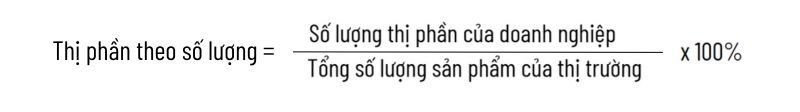 Cách tính thị phần cho doanh nghiệp