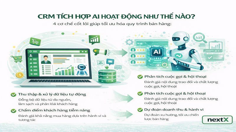 Cách AI CRM hoạt động để giúp doanh nghiệp logistics như Lychee