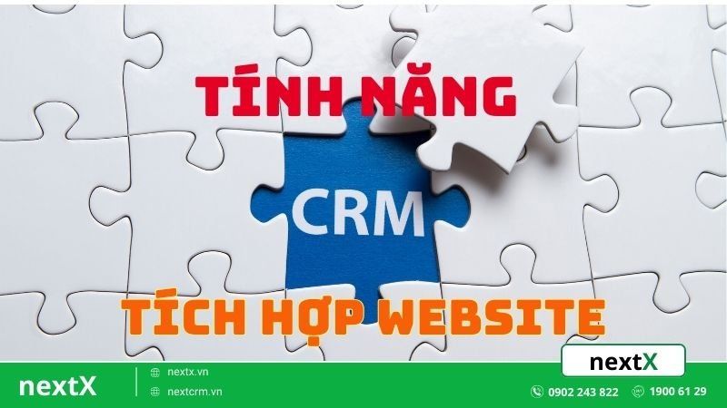 CRM tích hợp Website