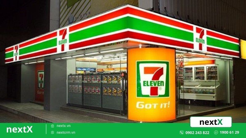 cửa hàng tiện lợi 24h 7 Eleven