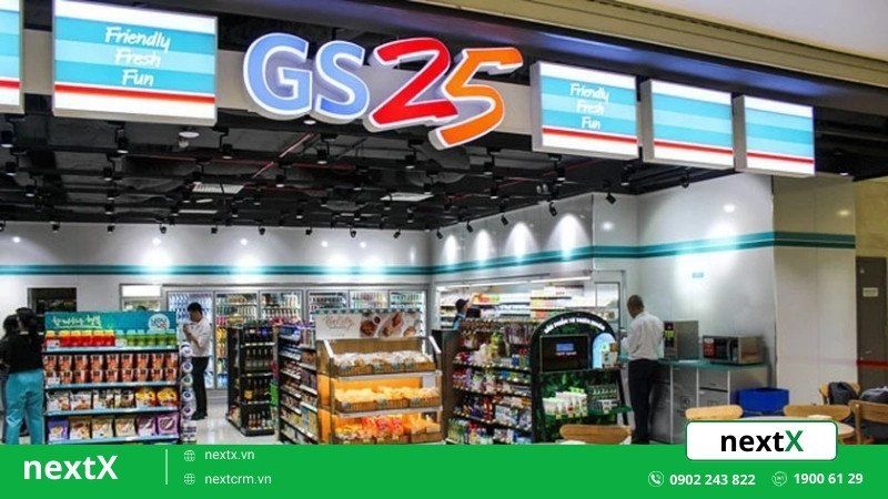 cửa hàng tiện lợi 24h GS25