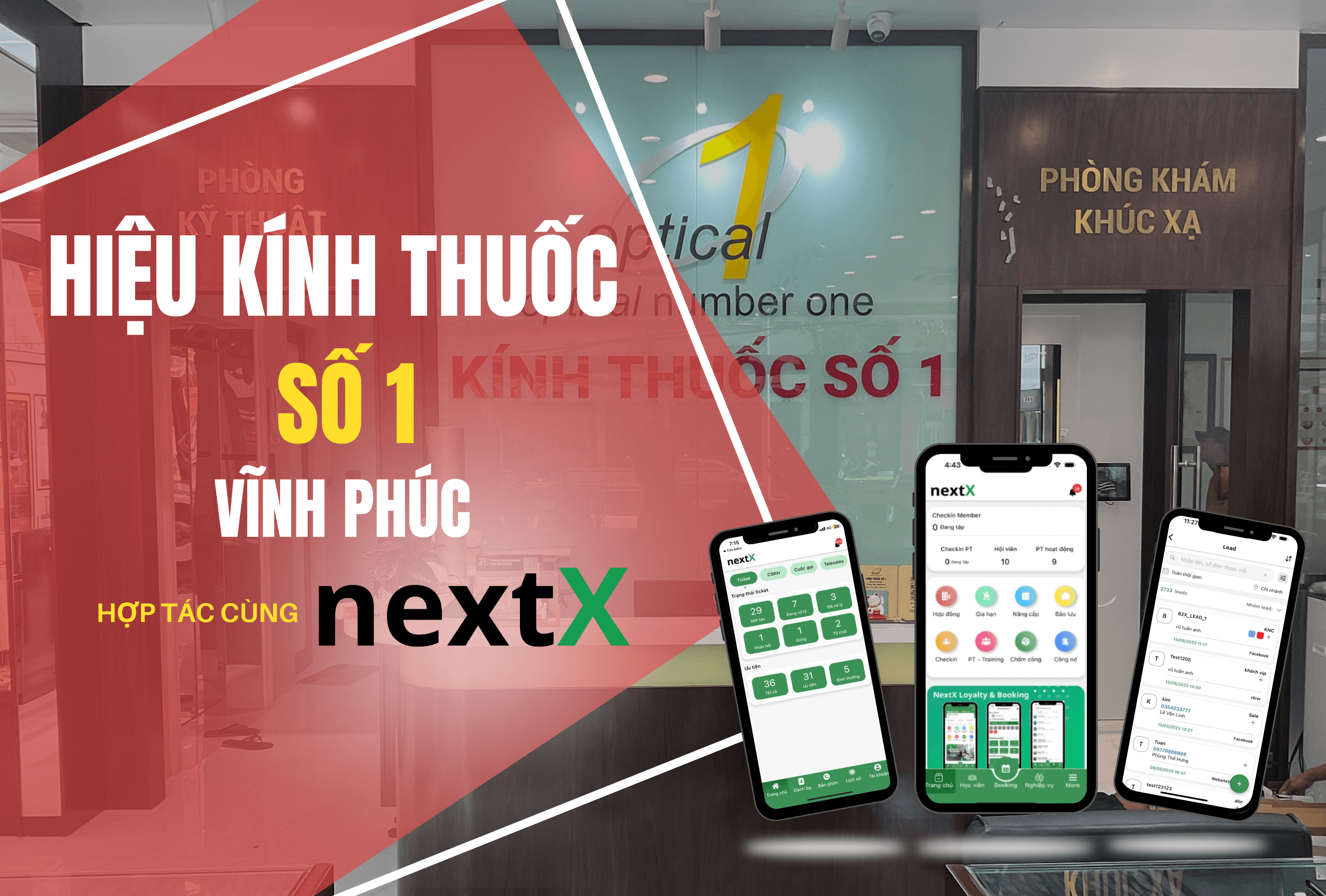 Hiệu kính thuốc số 1 Vĩnh Phúc sử dụng phần mềm NextX hiệu quả