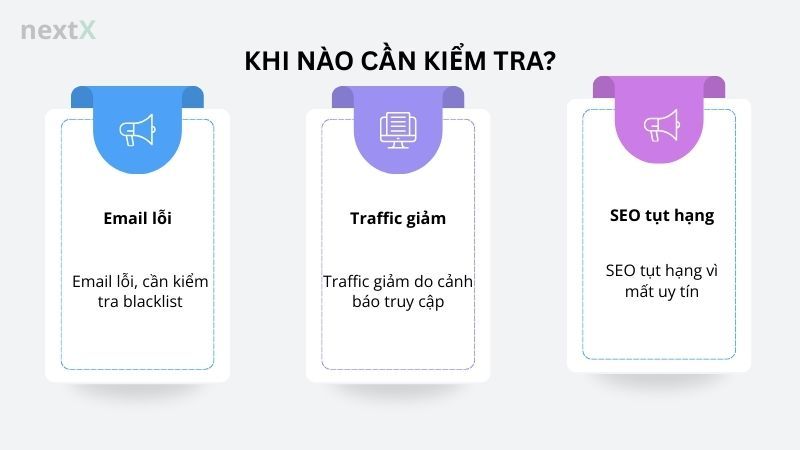 Khi nào cần kiểm tra