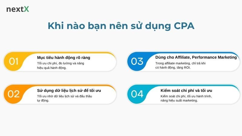 Khi nào bạn nên sử dụng CPA