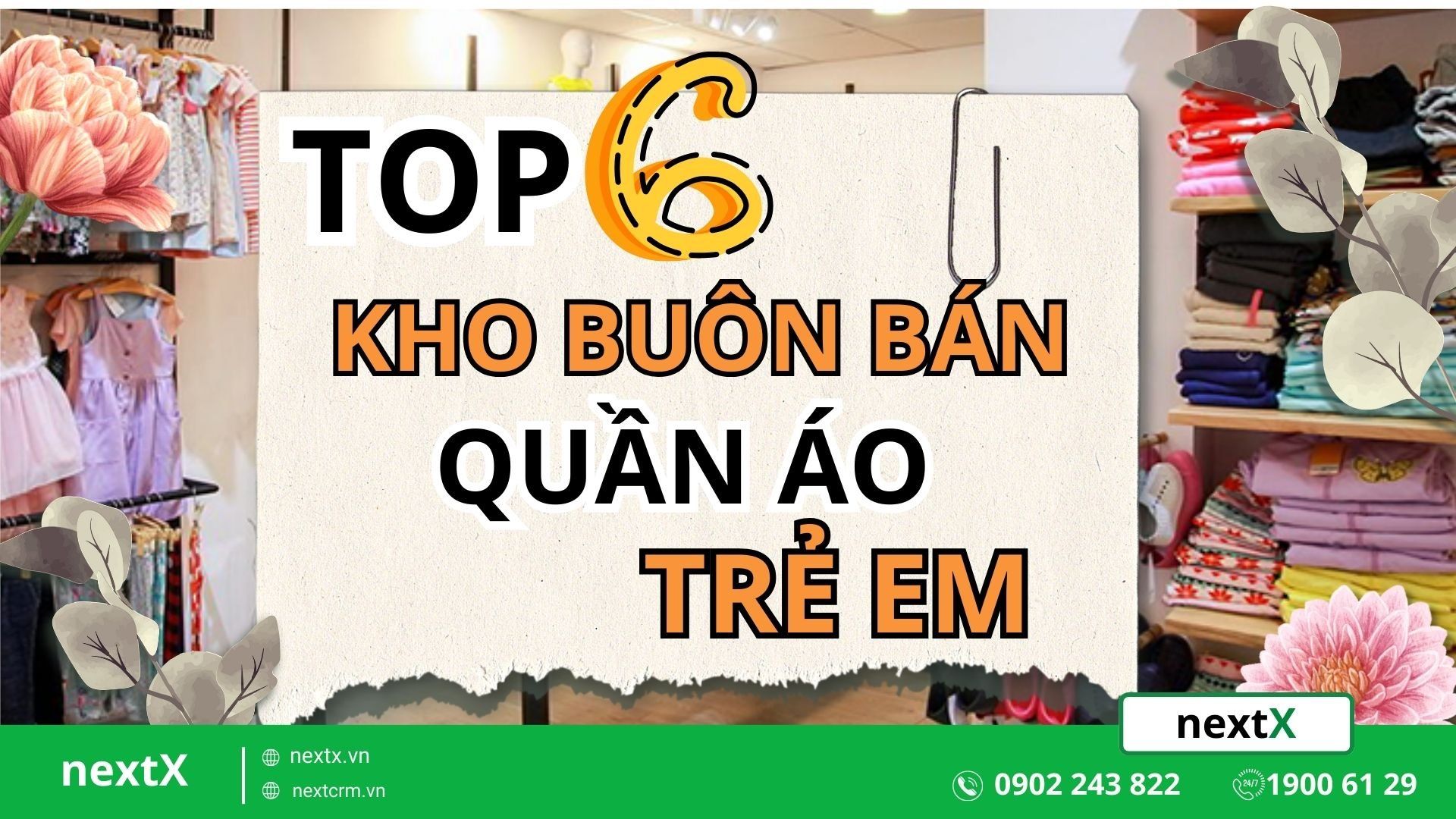 Top 6 kho buôn quần áo trẻ em “con buôn” nào cũng không muốn bật mí