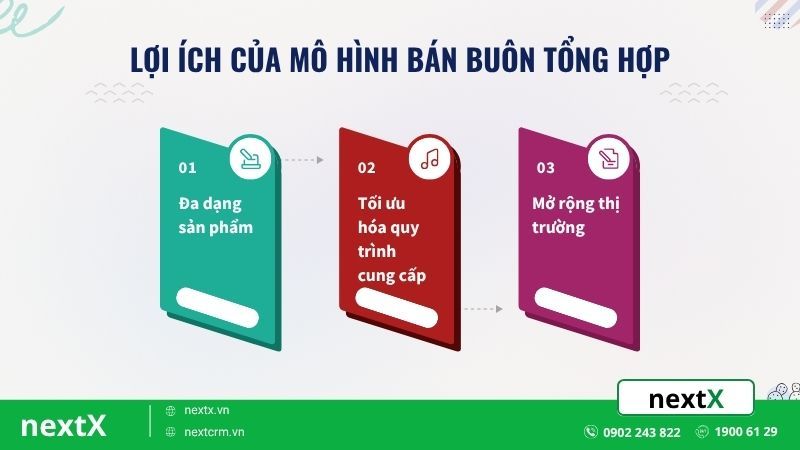 lợi ích của mô hình bán buôn tổng hợp