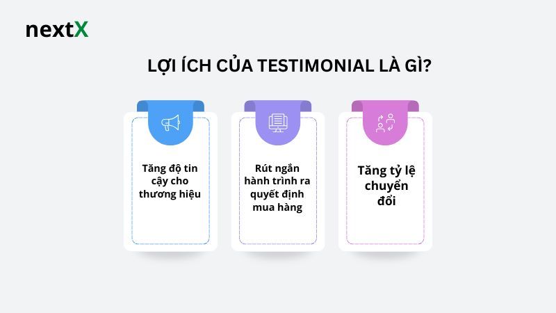  Lợi ích của testimonial là gì? 