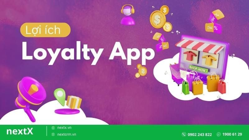 Giao diện phần mềm loyalty tích điểm NextX
