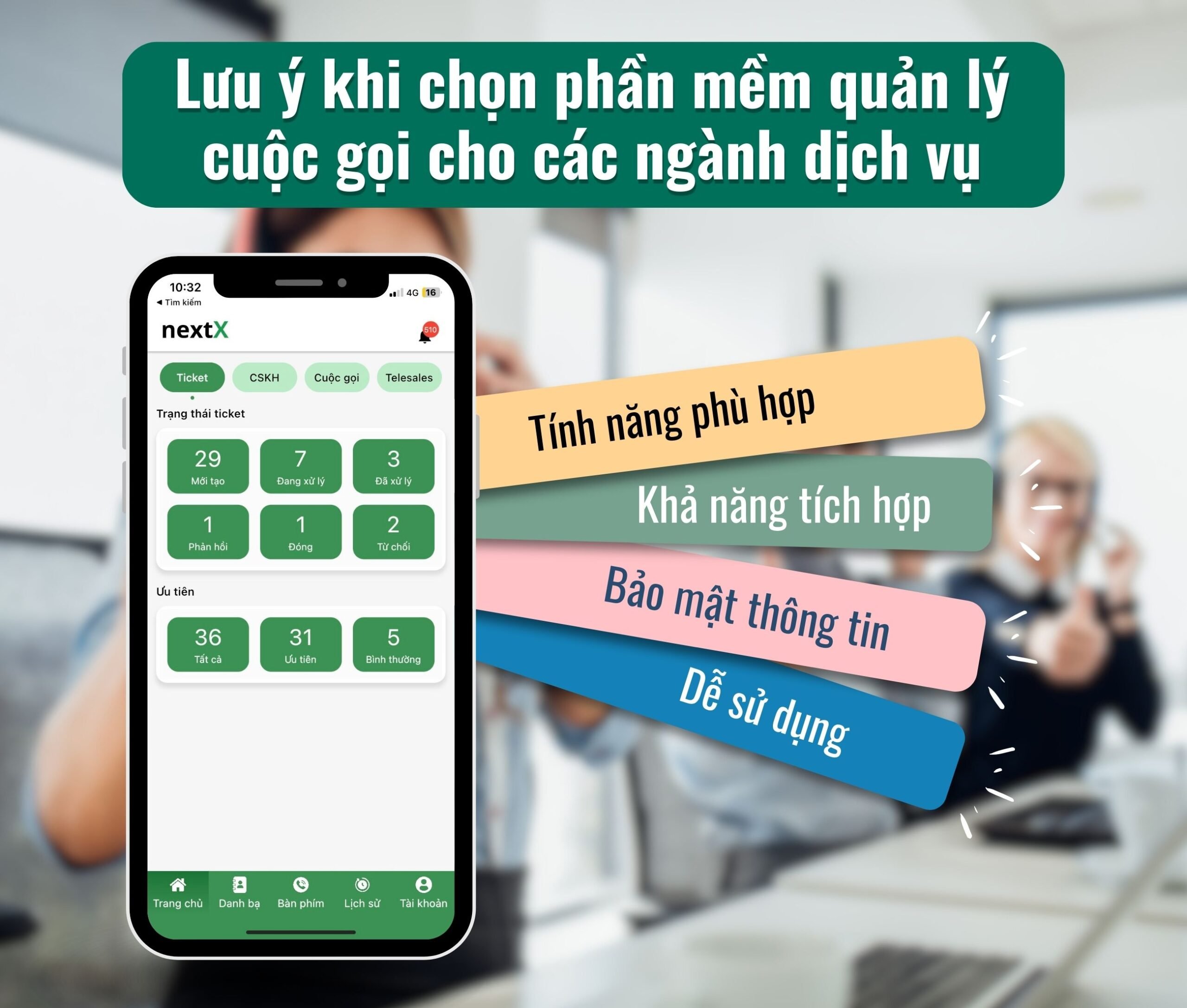 lưu ý chọn phần mềm quản lý cuộc gọi cho các ngành dịch vụ