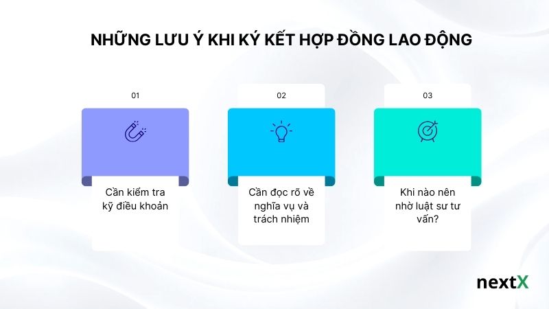 Những lưu ý khi ký kết hợp đồng lao động