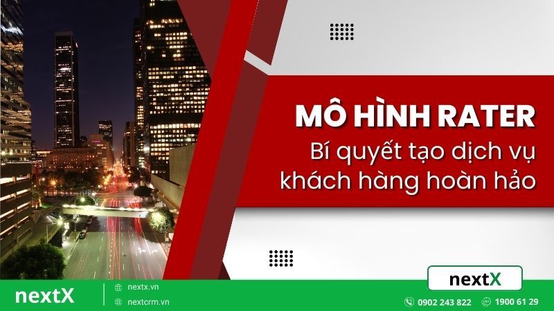 Mô hình RATER đo lường chất lượng dịch vụ