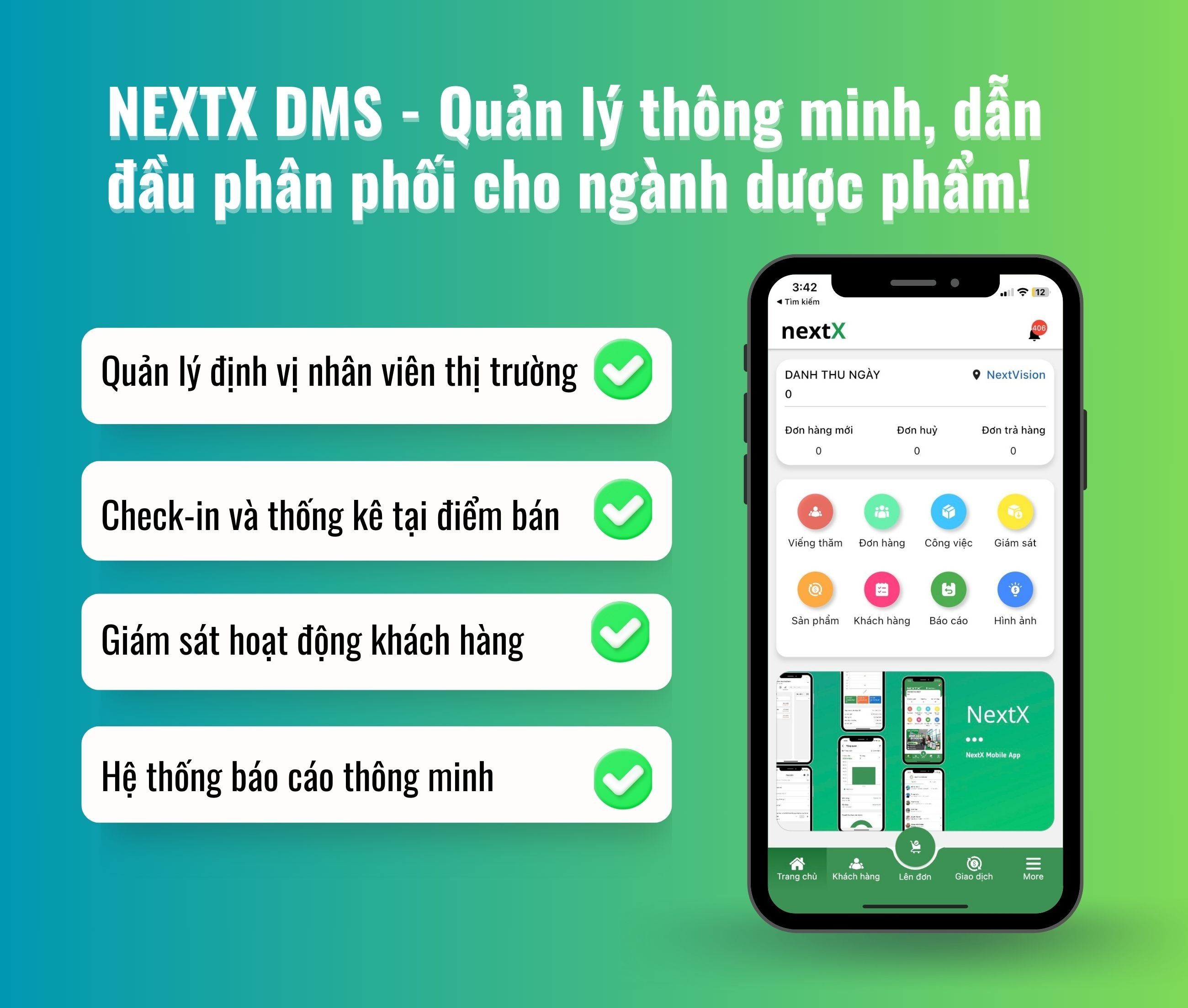 Phần mềm quản lý phân phối DMS cho ngành dược phẩm