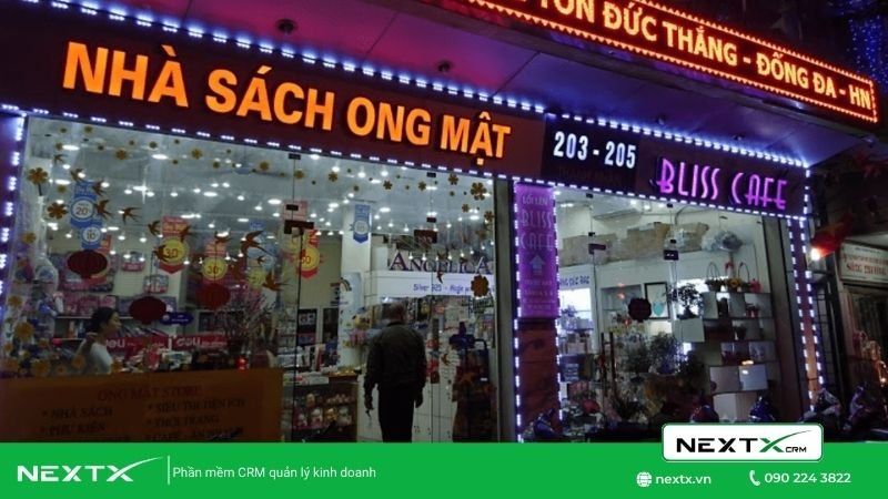 Triển khai phần mềm NextX cho nhà sách Ong Mật