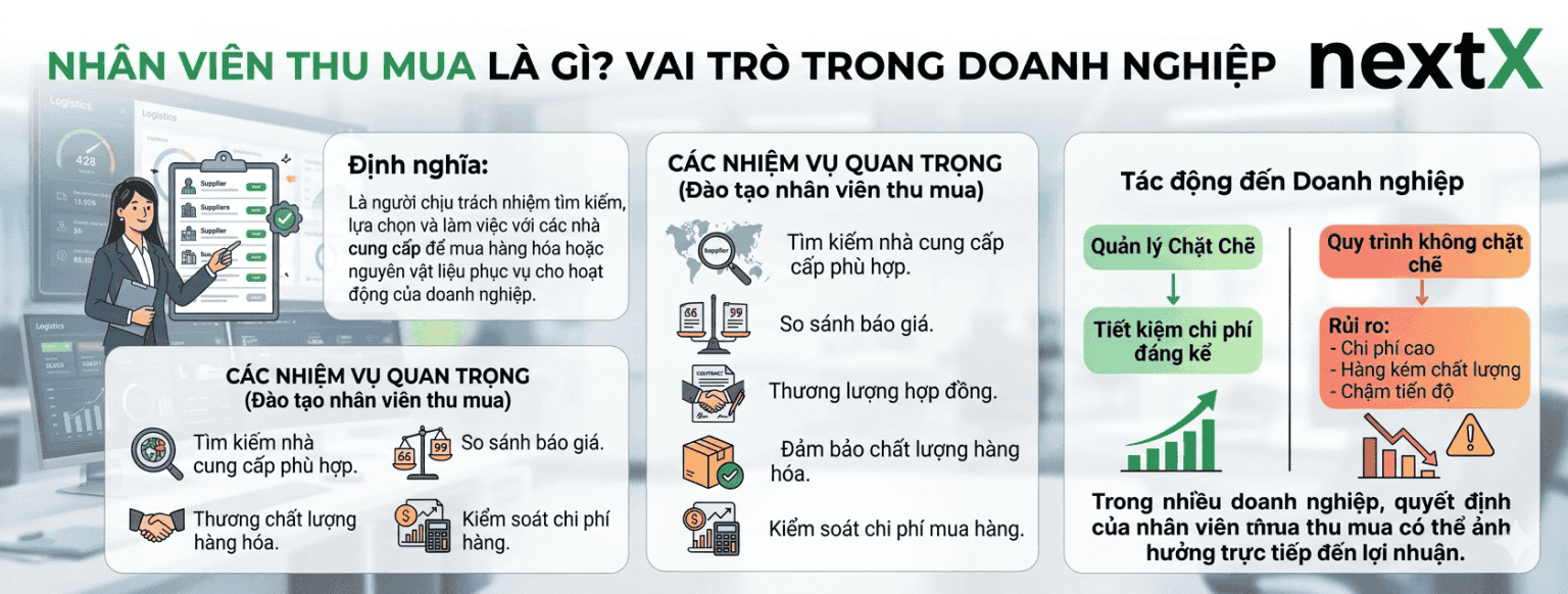 nhân viên thu mua là gì