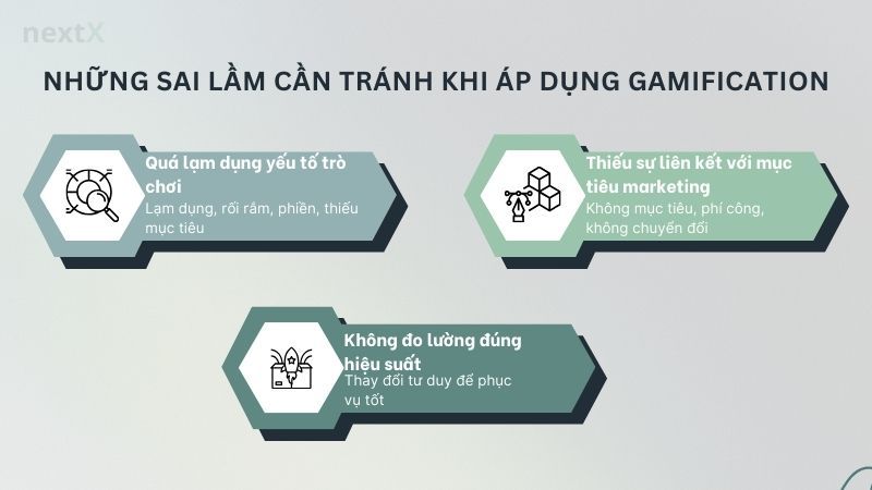 Những sai lầm cần tránh khi áp dụng gamification