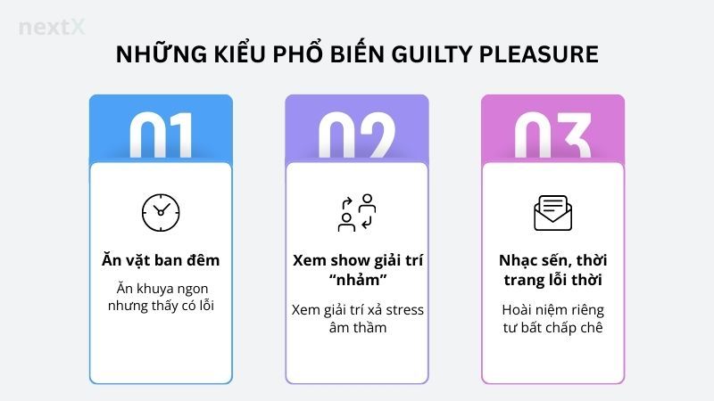 Những kiểu phổ biến Guilty Pleasure