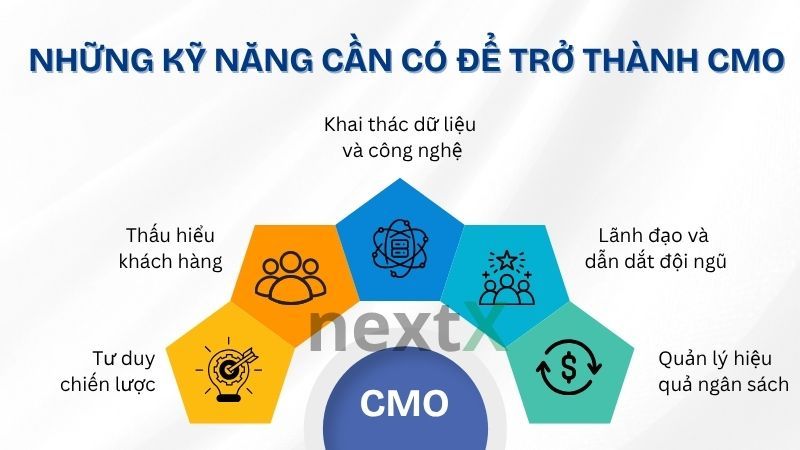 Những kỹ năng cần có để trở thành CMO là gì?