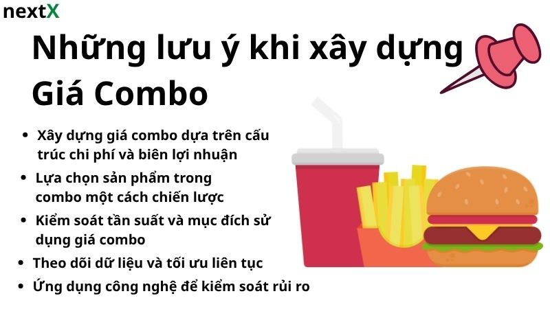 Những lưu ý khi xây dựng giá combo
