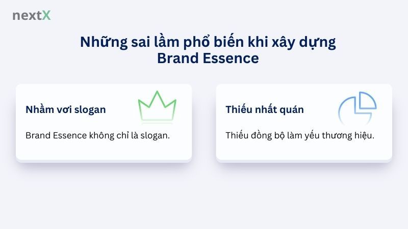 Những sai lầm phổ biến khi xây dựng Brand Essence