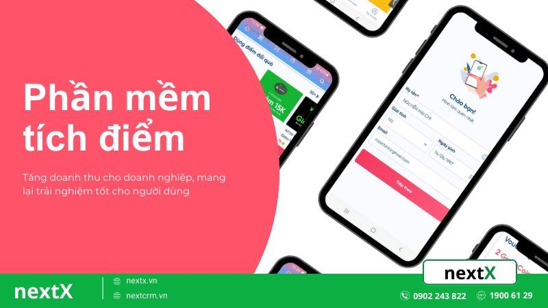phần mềm quản lý tích cho khách hàng