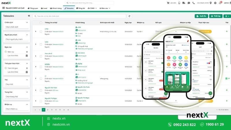 phần mềm chăm sóc khách hàng