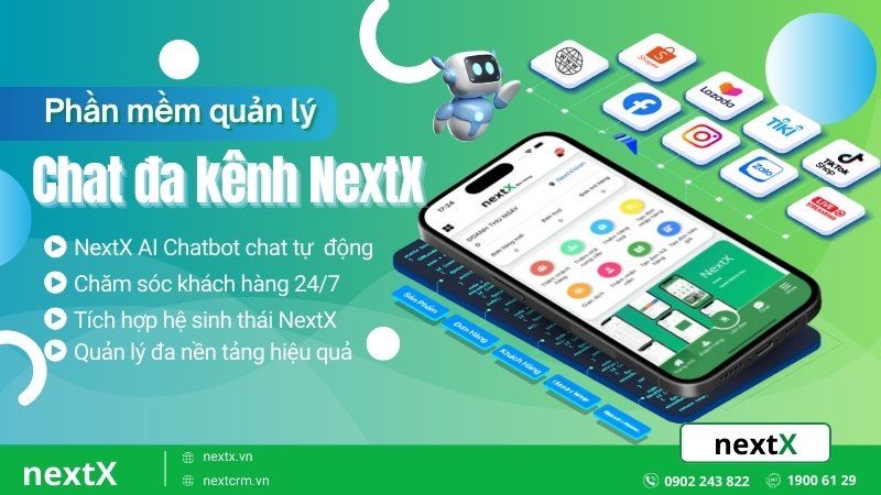 phần mềm quản lý chat đa kênh nextx