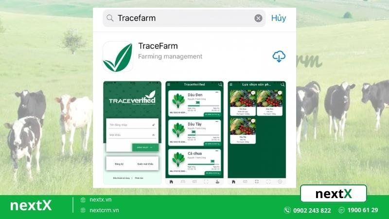 Phần mềm quản lý trang trại và nông trại TraceFarm 