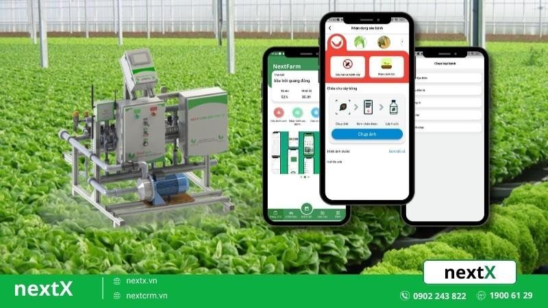 Phần mềm quản lý trang trại & nông trại NextX farm 