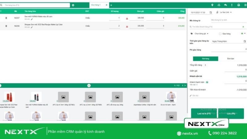 quản lý hàng hoá