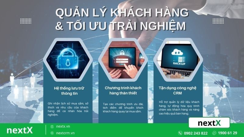 Quản lý khách hàng & tối ưu trải nghiệm mua sắm