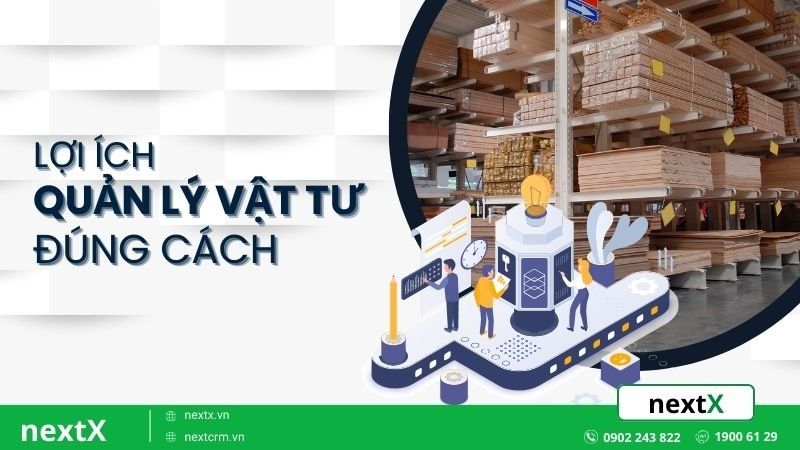 quản lý vật tư đúng cách