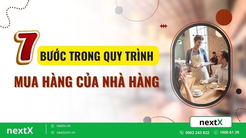 quy trình mua hàng của nhà hàng